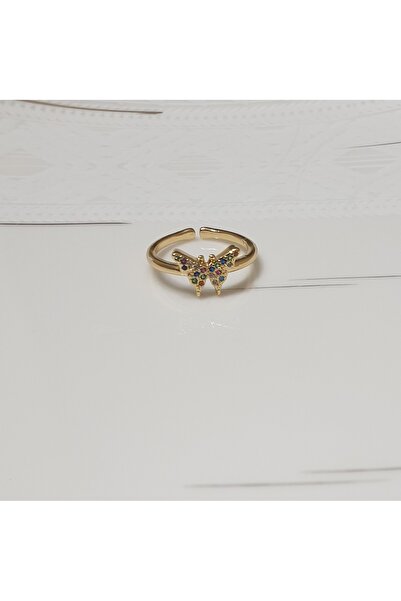 Goche Bijuteri خاتم الفراشة المتلألئ