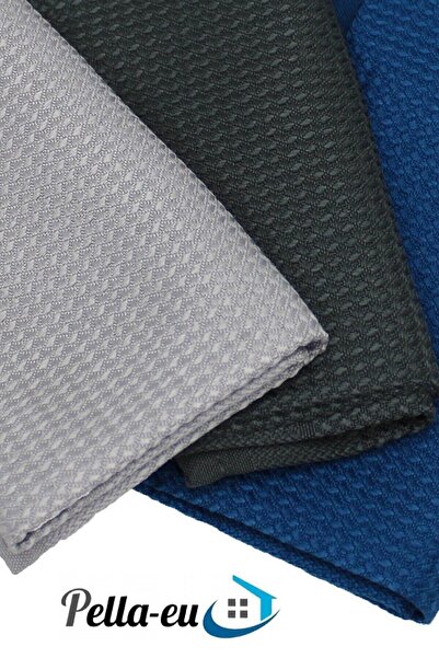 PELLA-EU Pella 3lü Mikrofiber genel temizlik bezi, Cam, Araba, Mutfak(40*60)