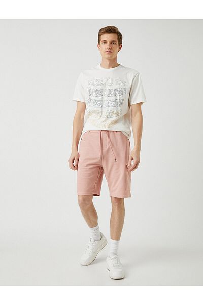 Koton Slim Fit Lace Up σορτς