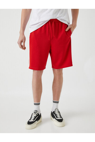 Koton Slim Fit Striped Shorts