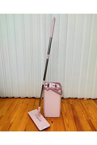 Gerçektrend Sihirli Mop 3 Bezli Çift Kovalı Yer Duvar Silme Flat Tablet Mop S...