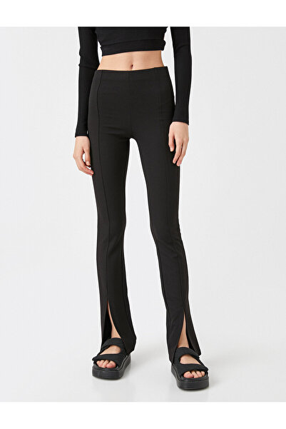 Koton Španělské kalhoty s rozparkem na nohavicích