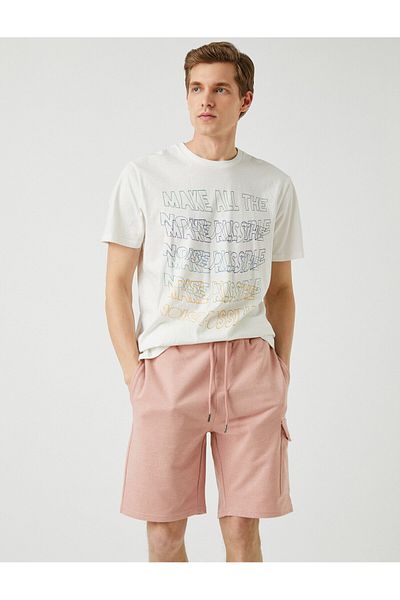 Koton Slim Fit Lace Up σορτς