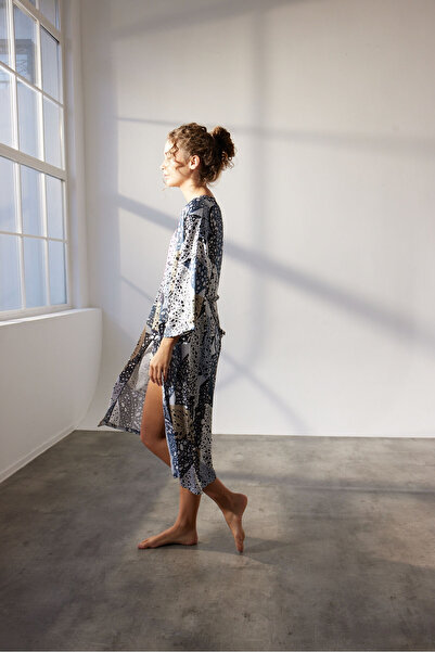 Hays Kadın Vegan Dokuma Kimono