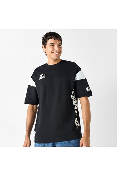 Starter Printed T-shirt with Crew Neck and Short Sleeves