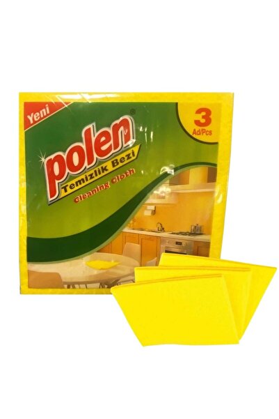 POLEN Pachet de 3 cârpe galbene de curățare 35 X 35 Cm. X 2 pachete