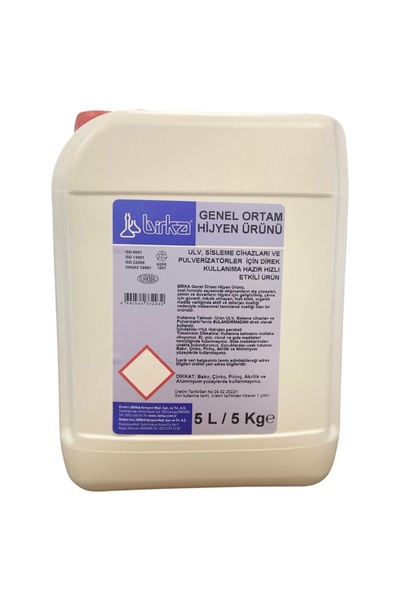 BİRKA Birka Genel Ortam Hijyen Ürünü 5 Lt. (ULV, PULVERİZATÖR VE SİSLEME CİHA...