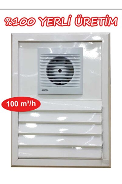 Home Banyo Menfezi Fanlı-alüminyum 40*40 Beyaz