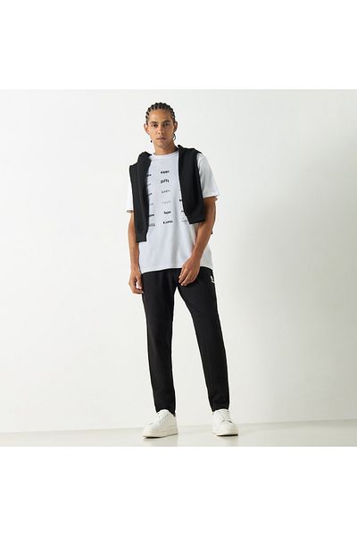 Kappa Logo Print T-shirt with Crew Neck and Short Sleeves