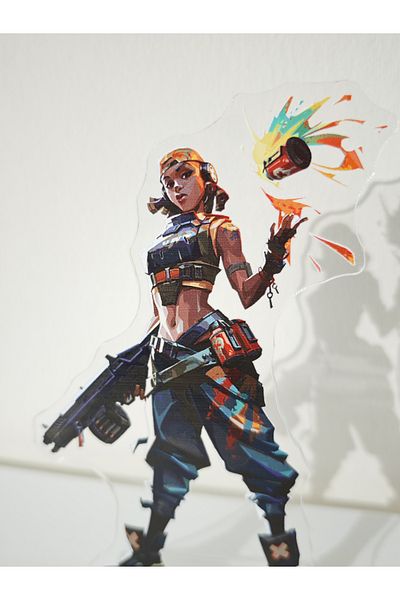Yenaplanner Valorant Raze Character Figure Stand