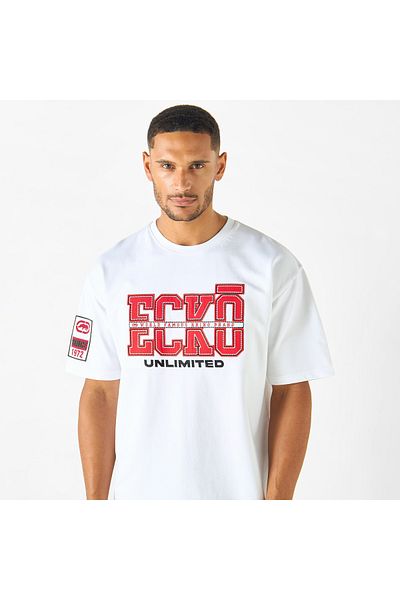 ECKO Unltd Embroidered Crew Neck T-shirt