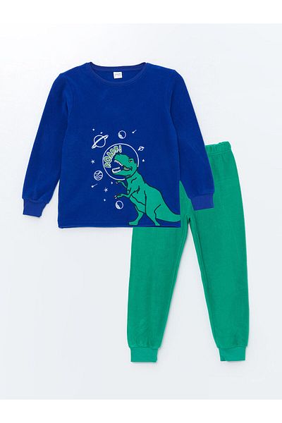 LC Waikiki Set de pijamale pentru băieți Lcw Crew Neck Fleece