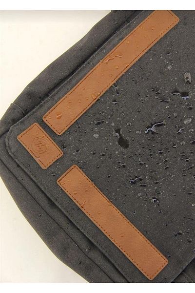 QUB CLUB Τσάντα φορητού υπολογιστή Unisex Tan Αδιάβροχη Postman Work School Χαρτοφύλακας