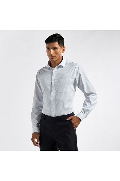 FAV Regular Fit Striped Shirt with Pocket