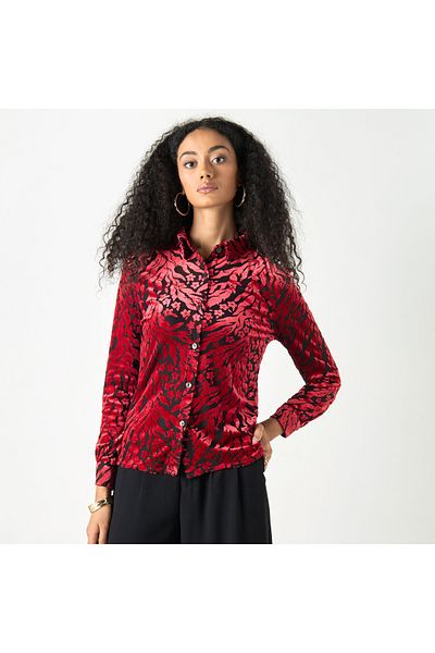 2Xtremz All-Over Print Shirt with Long Sleeves