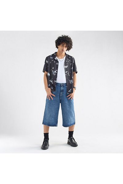 FAV All-Over Print Camp Collar Shirt with Short Sleeves