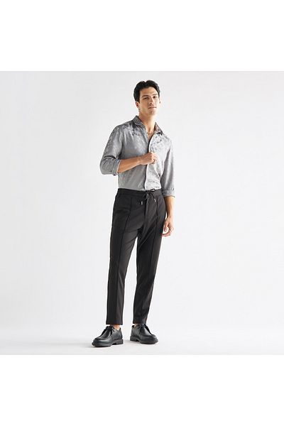 FAV Textured Shirt with Long Sleeves