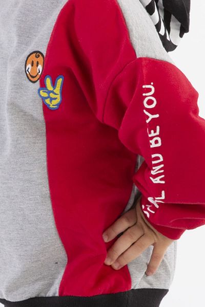 Harika KIDS Σετ αθλητικής φόρμας για αγόρι με κουκούλα - δύο κλωστές