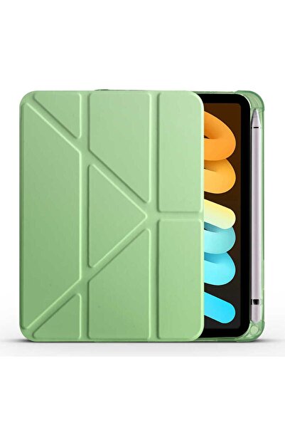 Fuchsia İpad Mini 2024 8,3 Inç 7. Nesi Uyumlu Kalem Bölmeli Stand Ve Katlanabilir Uyku Modu Özellikli Kılıf