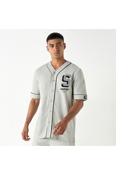 Starter Regular Fit Printed V-neck Shirt