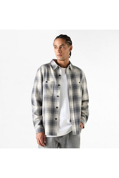 Lee Cooper Checked Shirt with Long Sleeves and Pocket