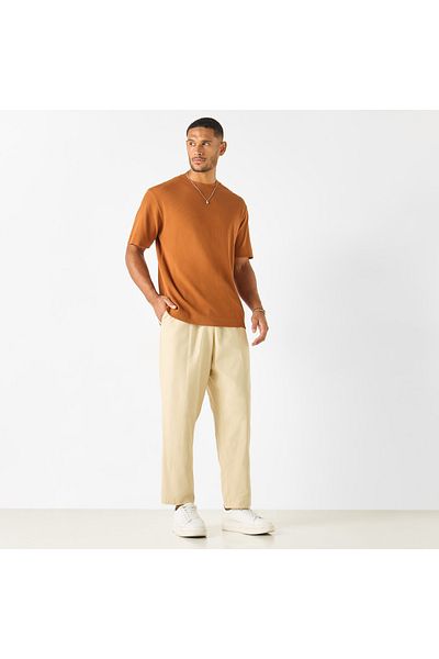 Iconic Solid Flexi Waist Regular Fit Joggers with Drawstring Closure and Pockets