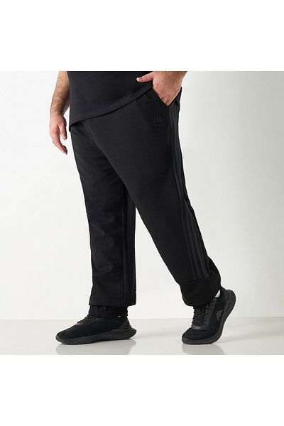 Kappa Striped Track Pants with Drawstring Closure and Pockets