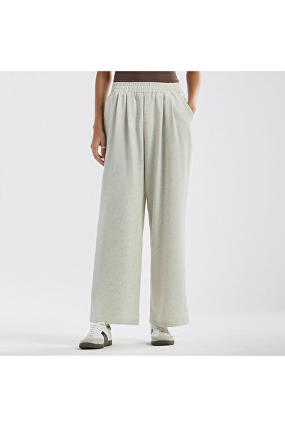 FAV Wide Leg Joggers with Elasticated Waistband and Pockets