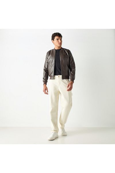 Lee Cooper Regular Fit Mid-Rise Jeans with Pockets