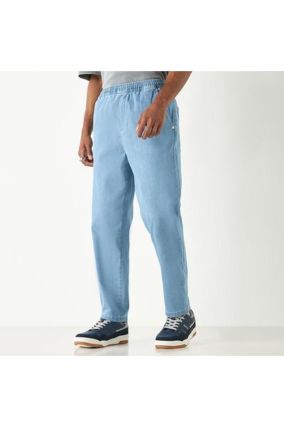 Lee Cooper Relaxed Fit Pants with Pockets