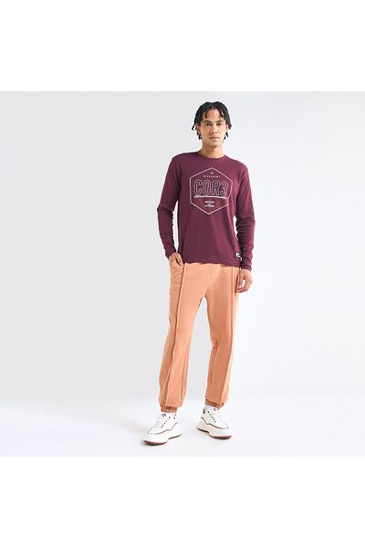 FAV Solid Regular Fit Joggers with Flexi Waistband and Pockets