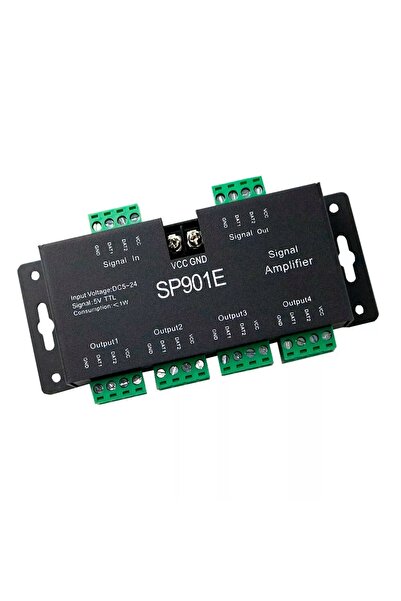 Ledarmy RGB Sinyal Amplifi Adreslenebilir Programlanabilir LED Şerit SP901E P...