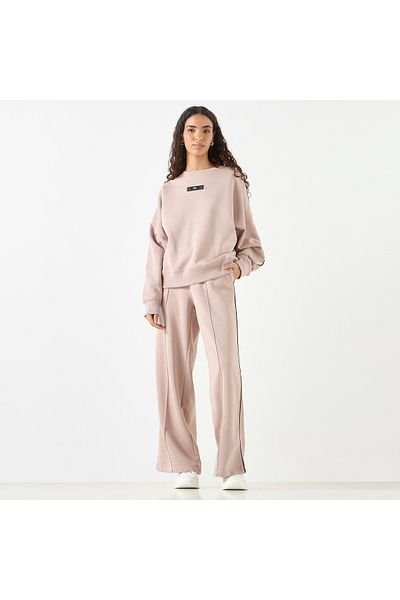 Kappa Solid Track Pants with Elasticated Waistband and Pockets