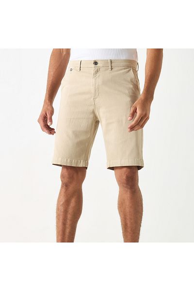 ECKO Unltd Solid Shorts with Button Closure and Pockets