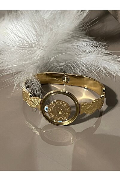 Home Altın Yaldızlı Çeyrekli Fantazi Kelepçe Ithal Paslanmaz Çelik