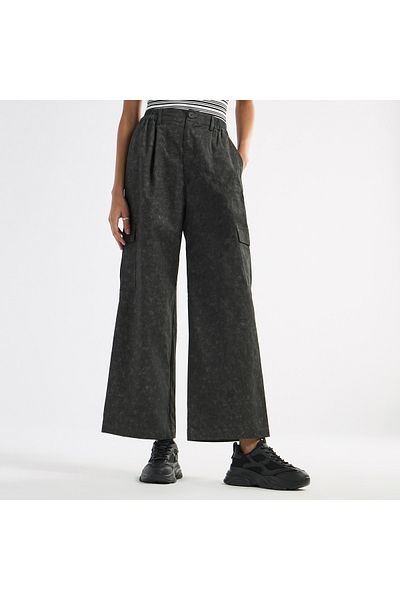 FAV Printed Wide Leg Cargo Pants