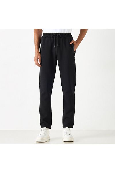 Kappa Track Pants with Drawstring Closure and Pockets