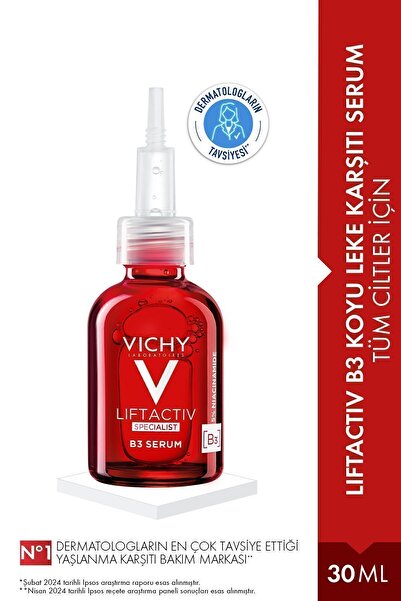 Vichy Lekelerin Azalmasına Yardımcı Olan Onarıcı ve Güçlendirici Serum 30 ml