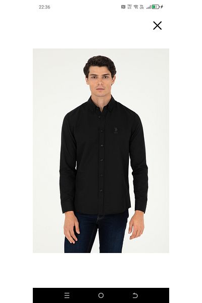 U.S. Polo Assn. Ανδρικό πουκάμισο U.S. Polo Assn Four Seasons Slim Fit (ÖZSE GİYİM)
