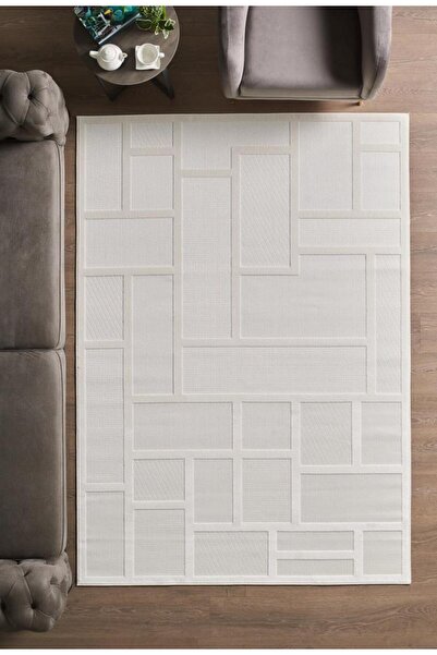 Red Halı Sisal Krem Oturma Odası Halısı Kolay Temizlenebilir Yumuşak Dokulu ve Kaymaz Taban Şık Salon Halısı