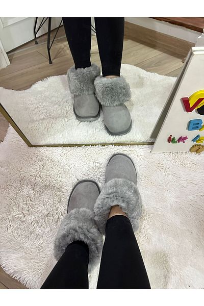 VOSVOSBABYSTORE Γκρι μπότες (παραγγείλτε όχι λιγότερο από 1 μεγάλο)