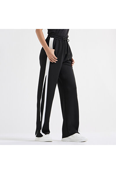 FAV Panelled Track Pants with Drawstring Closure and Pockets