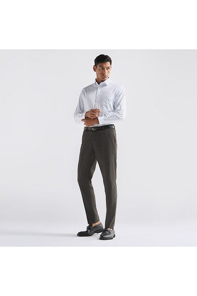 FAV Textured Regular Fit Flexi Waist Trousers with Pockets