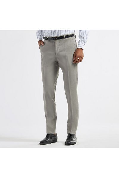 FAV Slim Fit Flexi Waist Trousers with Pockets and Button Closure