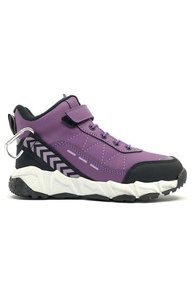 Kids Club Shoes Μωβ Taykan Softshell Outdoor Παιδικές Μπότες - Αντιολισθητική σόλα από καουτσούκ