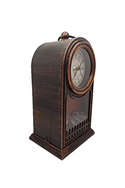 Han Ticarethane Diijital Şömine Görüntülü Saat Kutusu Dekor