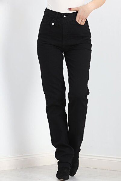 BosFonis بنطلون بالازو أسود - تفاصيل الحزام، 20913.1877