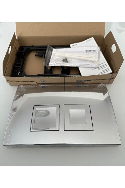 Geberit Delta 50 Gömme Rezervuar Parlak Krom Kumanda Panel Kapağı