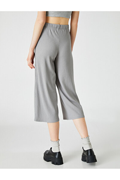 Koton Széles szárú nadrág elasztikus derékkal