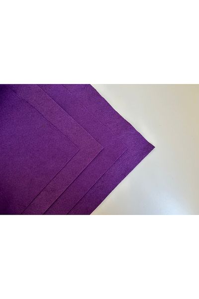 Farchel Purple Color Meter Thin Felt Fabric - Felt 1 mm Activity Felt Colored Felt 1 Meter 100 cm X 100 cm